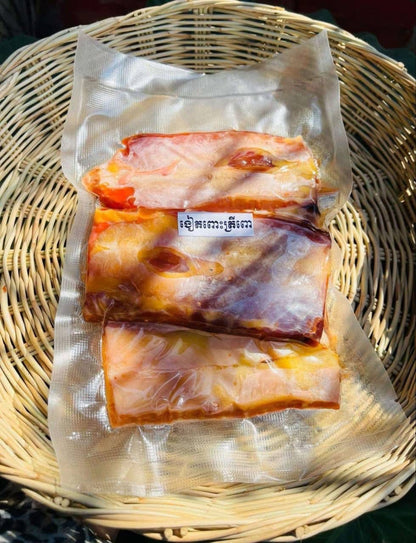 Dry fish belly ពោះត្រីពោប្រឡាក់ប្រែផ្អែម 500g/bag