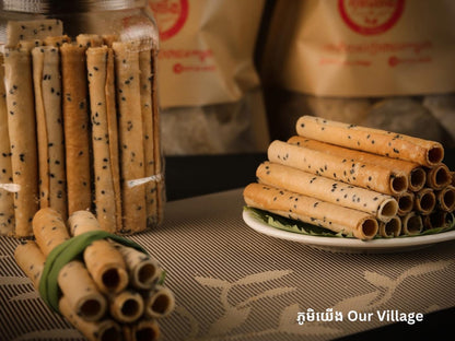 នំបំពង់អ្នកកំពត ស្រួយឆ្ងាញ់ឈ្ងុយដូង 500g/each