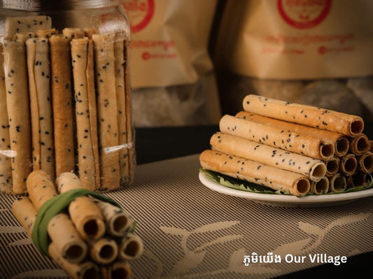 នំបំពង់អ្នកកំពត ស្រួយឆ្ងាញ់ឈ្ងុយដូង 500g/each