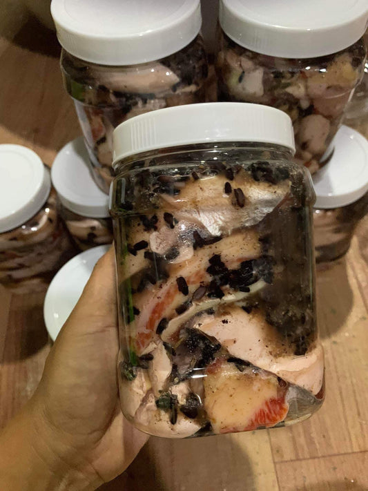 ផ្អកត្រីពោ 1kg/jar