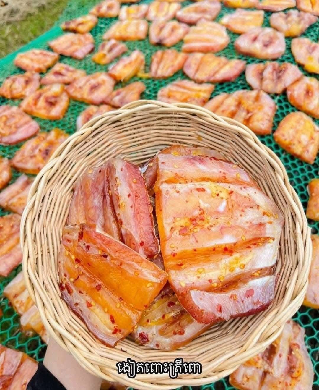 Dry fish belly ពោះត្រីពោប្រឡាក់ប្រែផ្អែម 500g/bag